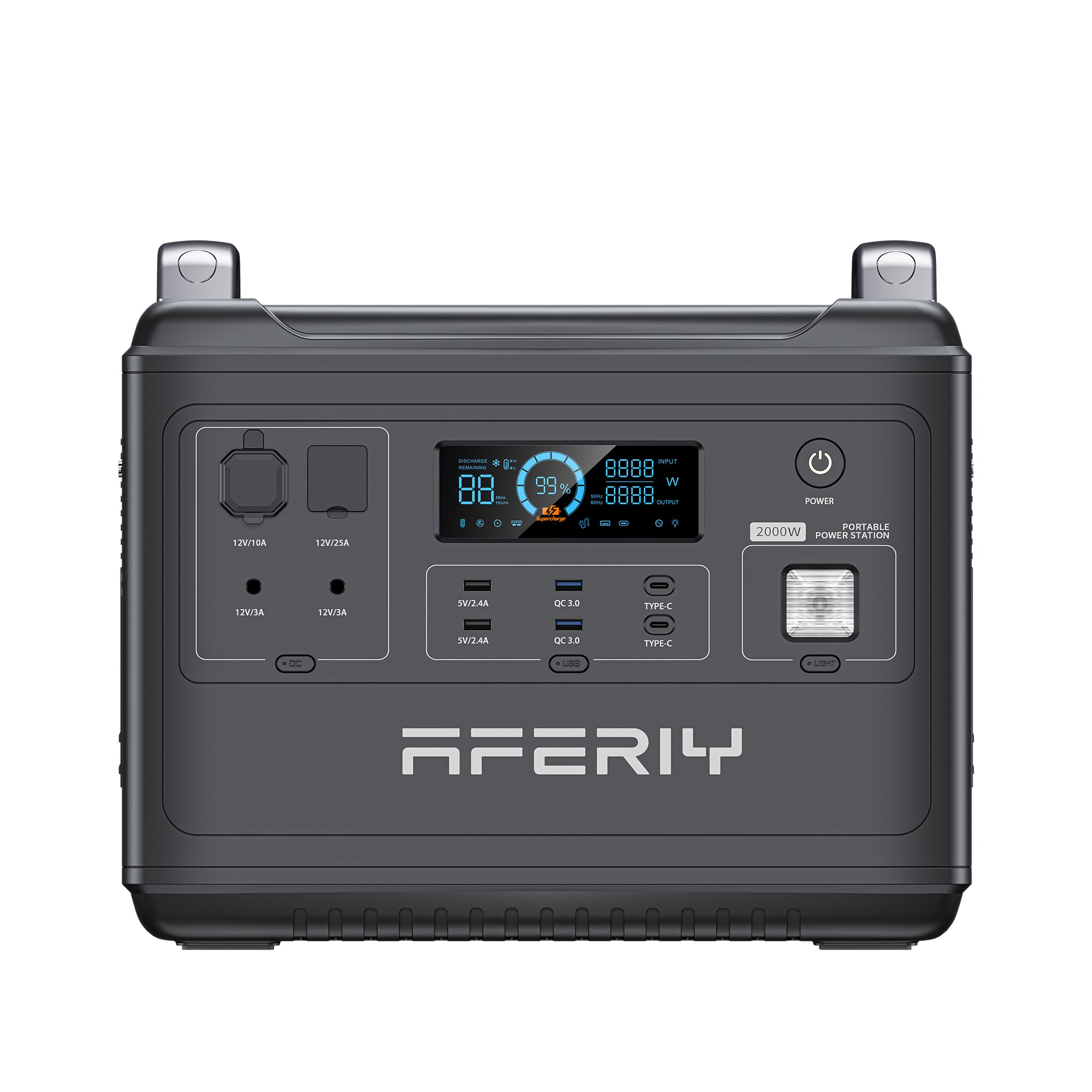 Aferiy AF-2000W Portable Power Station 2000W/4000W LiFePO4 Battery 199 –  FactoryPure